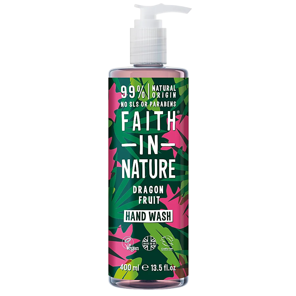 Faith In Nature Flüssigseife Faith In Nature, Dragon Fruit, Cleansing, Revitalising, Liquid Soap, For Hands, 400 ml Regular