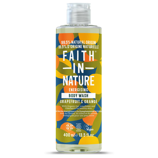 Faith In Nature Faith In Nature, Grapefruit & Orange, Cleansing & Refreshing, Duschgel, 400 ml Regular