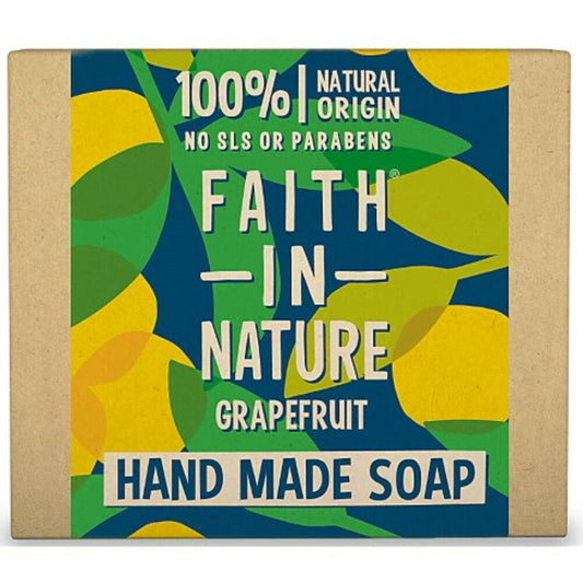 Faith In Nature Faith In Nature, Grapefruit, Cleansing & Moisturising, Seifenstück, 100 g Regular