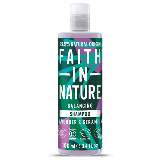 Faith In Nature Faith In Nature, Lavender & Geranium, Haarshampoo, Ausbalancieren, 100 ml Regular