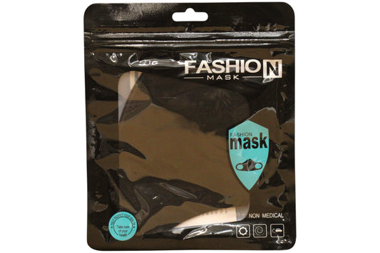 Fashion Fashion, Fashion, Textilmaske, Schwarz, Reusable, Für Frauen Regular