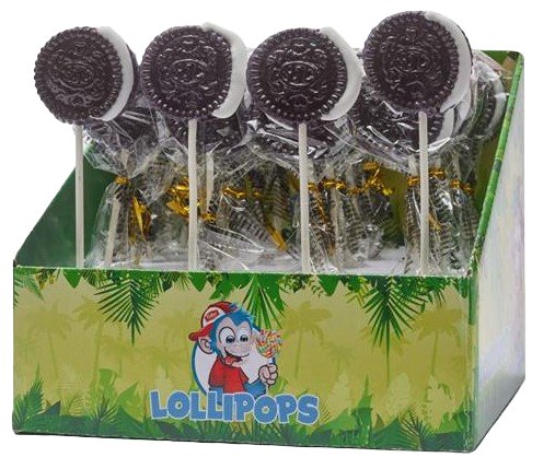 Felko Lolli in Form von Oreo Keksen 24 Stück a12g - Candyshop.ch