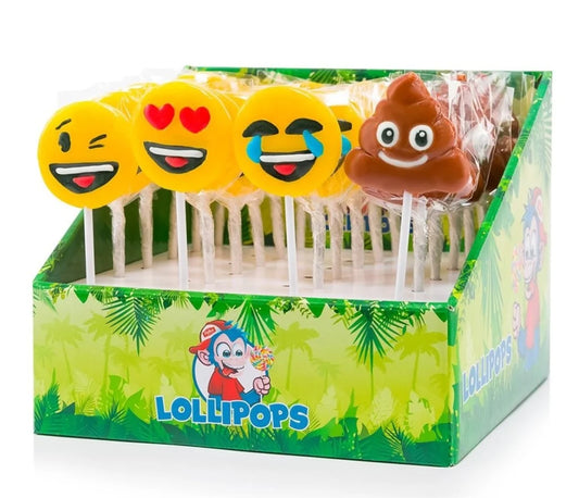 Felko Mini-Lollipops Emoticon 17 gr - 24 Stück