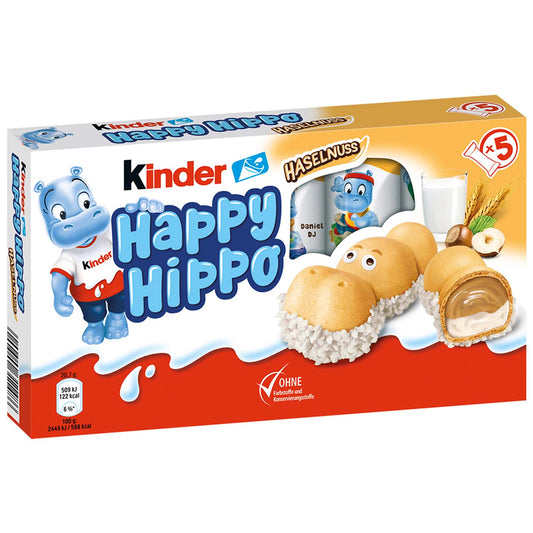 kinder Happy Hippo Haselnuss 5er - Candyshop.ch