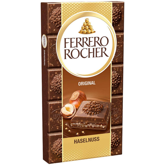 Ferrero Rocher Tafel Original 90g - Candyshop.ch