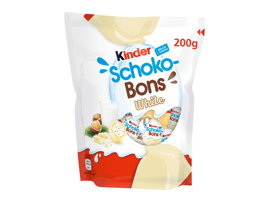 kinder Schoko-Bons White 200g Limited Edition - Candyshop.ch