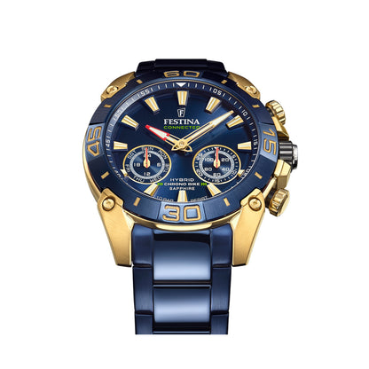 FESTINA Mod. CHRONO BIKE SPECIAL EDITION CONNECTED + Extra strap F20547_1 Chronograph Armbanduhr 45.5 mm Blau