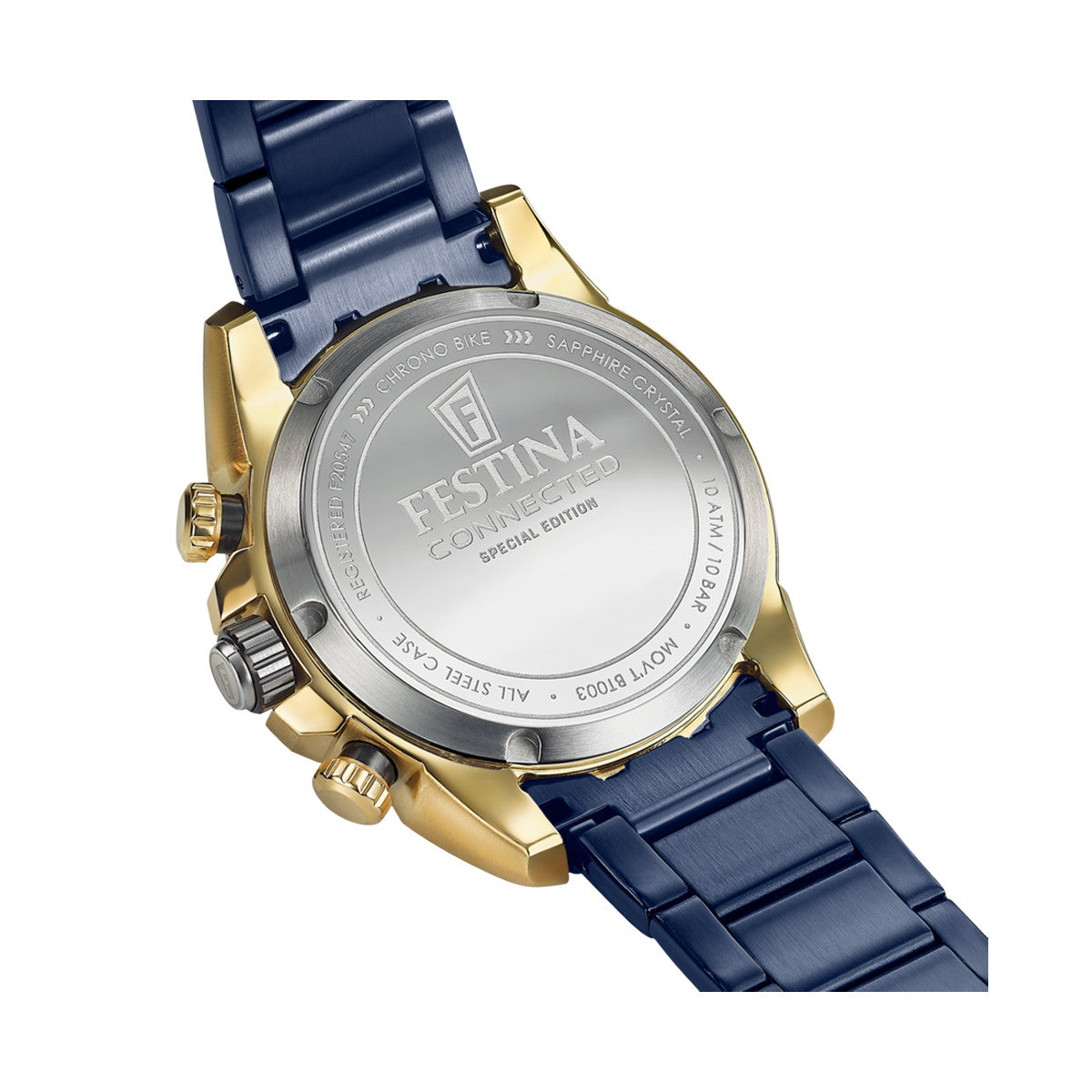 FESTINA Mod. CHRONO BIKE SPECIAL EDITION CONNECTED + Extra strap F20547_1 Chronograph Armbanduhr 45.5 mm Blau ansicht-3