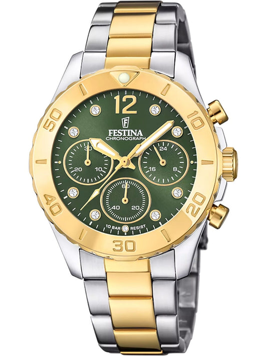 FESTINA Mod. Damen Chronograph Armbanduhr aus Kunststoff 20 mm F20604_2 – Produktansicht