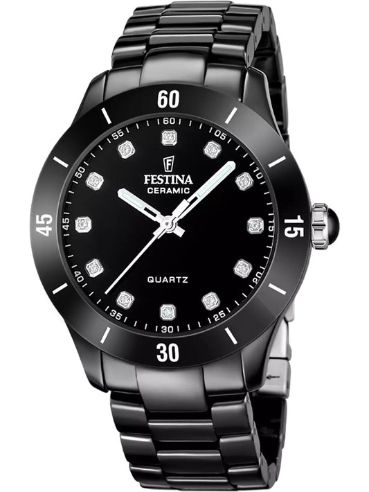 FESTINA Mod. Damen Quarzuhr mit Datum aus Kunststoff 20 mm F20723_2 – Produktansicht
