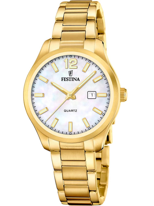 FESTINA Mod. Damen Quarzuhr mit Datum aus Kunststoff 20 mm F20741_1 – Produktansicht