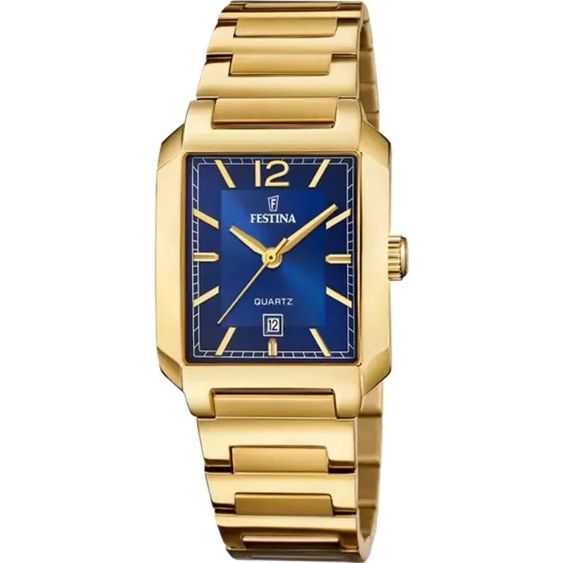 FESTINA ON THE SQUARE F20680_3 Date Armbanduhr 29 mm Gold