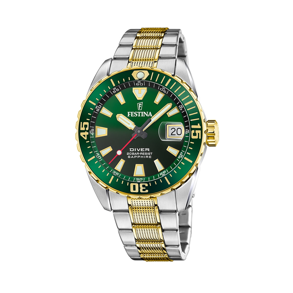 FESTINA THE ORIGINALS F20706_2 Date Armbanduhr 41 mm Gold