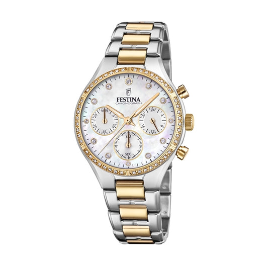 FESTINA WATCHES Mod. F20402/1 Damen Chronograph Armbanduhr aus Edelstahl mit SS Bracelet 36 mm – Produktansicht