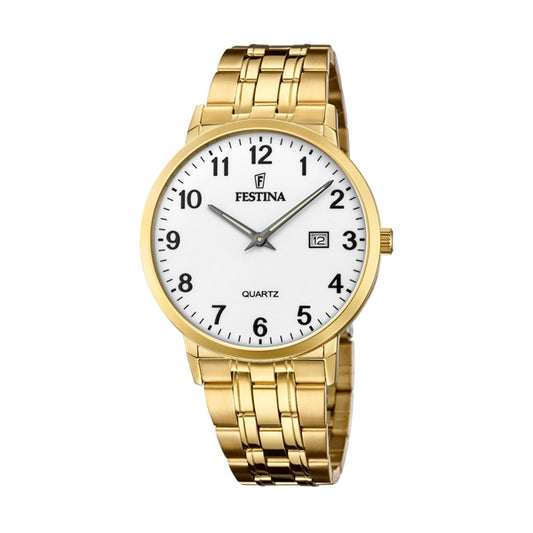 FESTINA WATCHES Mod. F20513/1 F20513_1 Date Armbanduhr 40.5 mm Gold