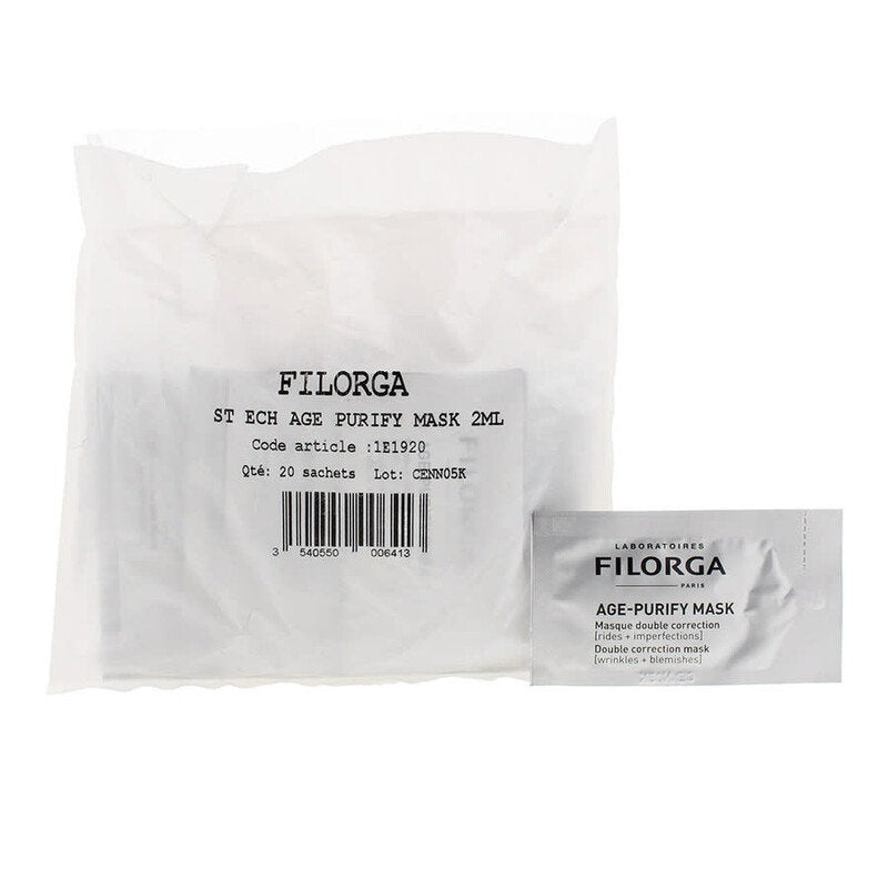 Filorga Crememaske Filorga, Age Purify Double Correction, Anti-Wrinkle & Anti-Aging, Cream Mask, For Face, 20 pcs, 2 ml Regul