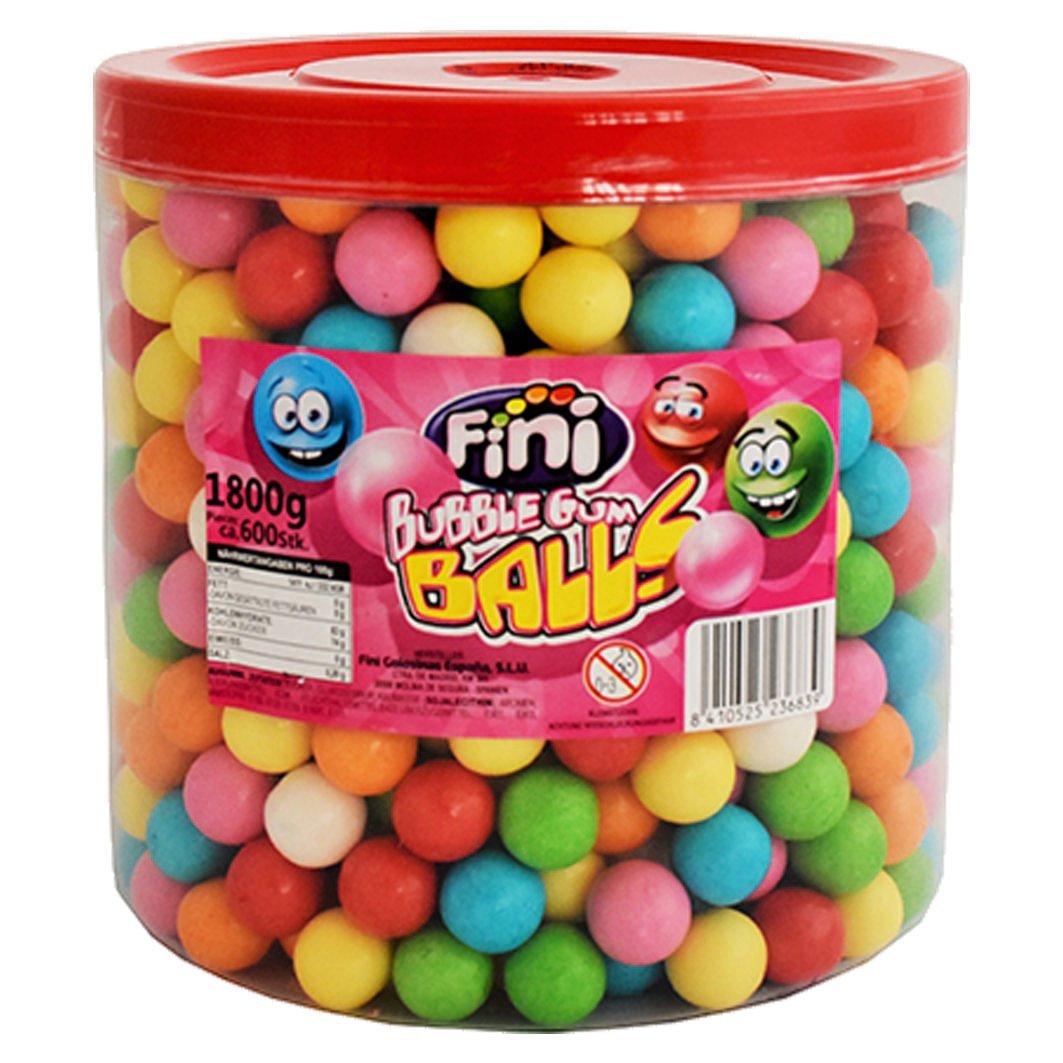 Fini Bubble Gum Kaugummikugeln 600 Kugeln 1.8 kg - Candyshop.ch