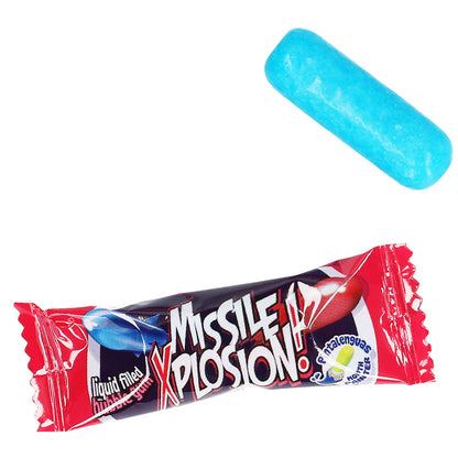 Fini Missile Xplosion Bubble Gum 200 Kaugummis mit flüssigem Kern. Glutenfrei.