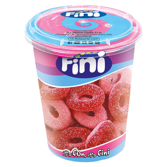 Fini Cup Strawberry Rings 200g Autopack - Candyshop.ch