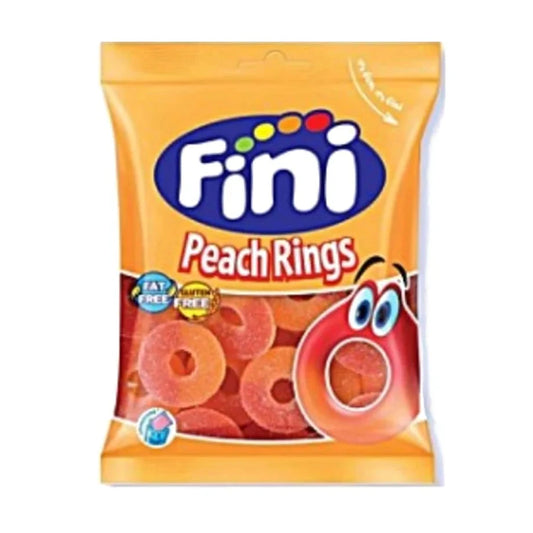 Fini Peach Rings Halal 75g - Candyshop.ch