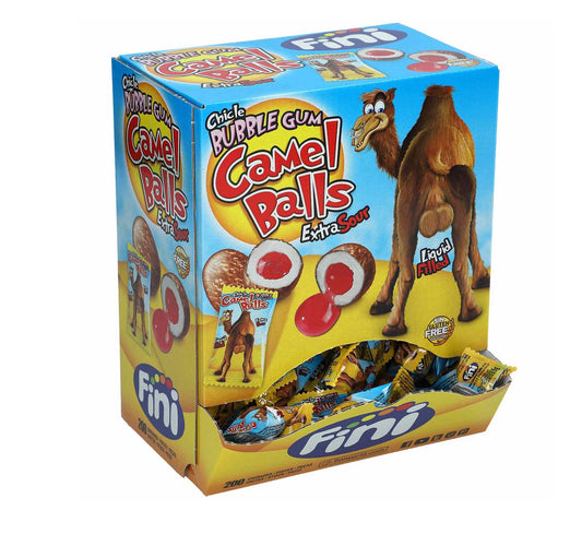 Fini Camel Balls Extra Bubble Gum Sour 200er - Candyshop.ch