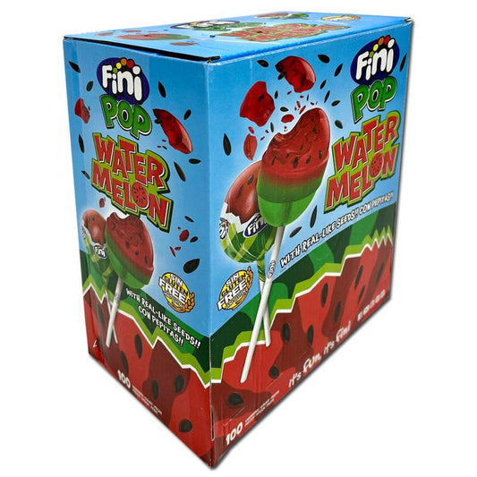 Fini Pop Watermelon Lollie Lutscher 100 Stück - Candyshop.ch