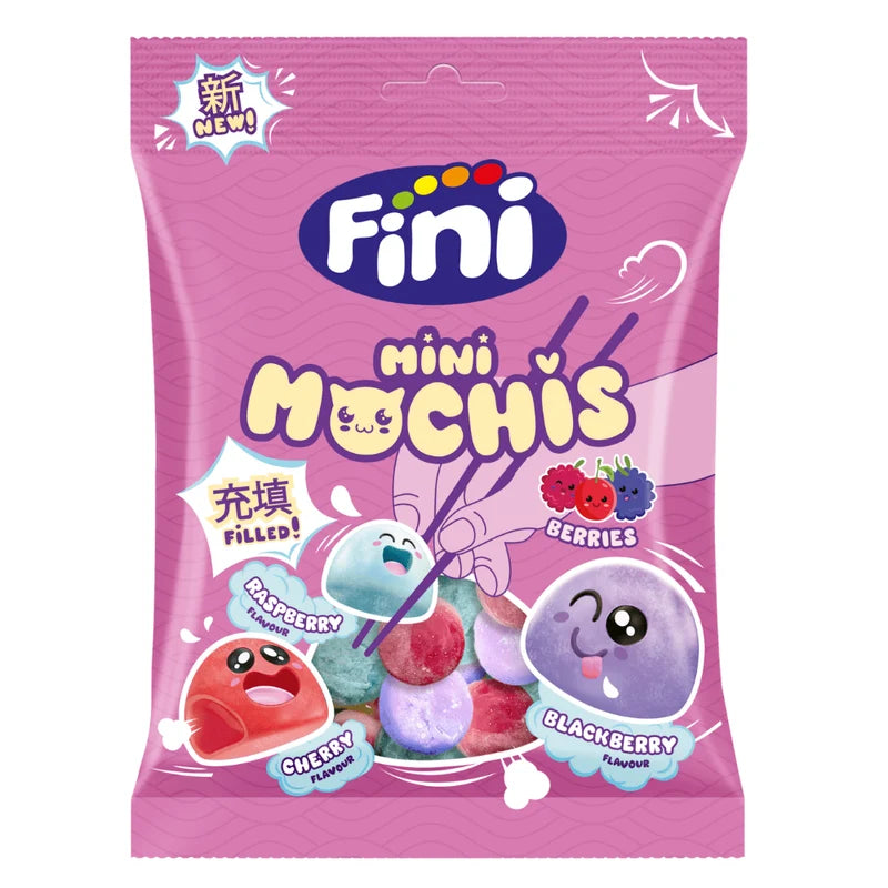 Fini Mini Mochis Berries – Gefüllte Fruchtgummis 90 g