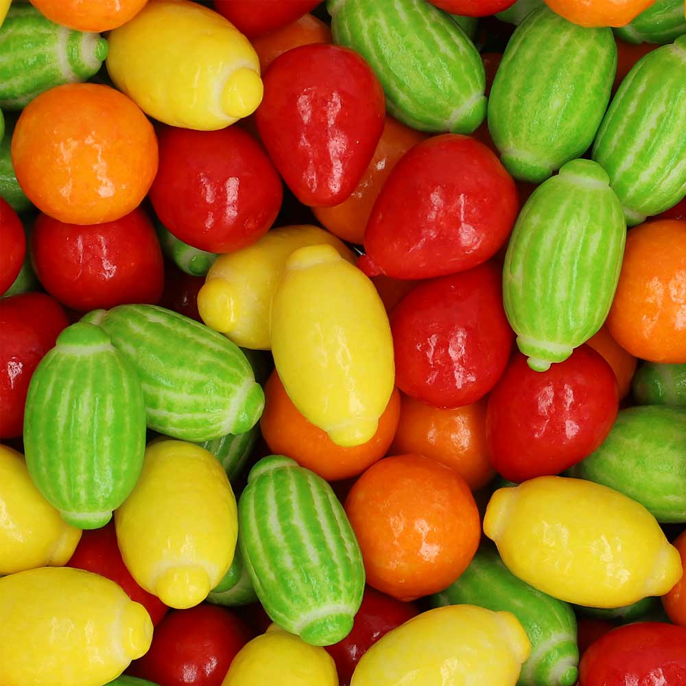 Fizzy Fruits Caribbean Fruit Mix 300er 300 Kaugummis mit Frucht-Geschmack - Candyshop.ch