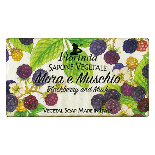 Florinda Florinda, Blackberry & Musk, Vegan, Hydratisierend, Duftende Seife, Körper, 100 g Regular