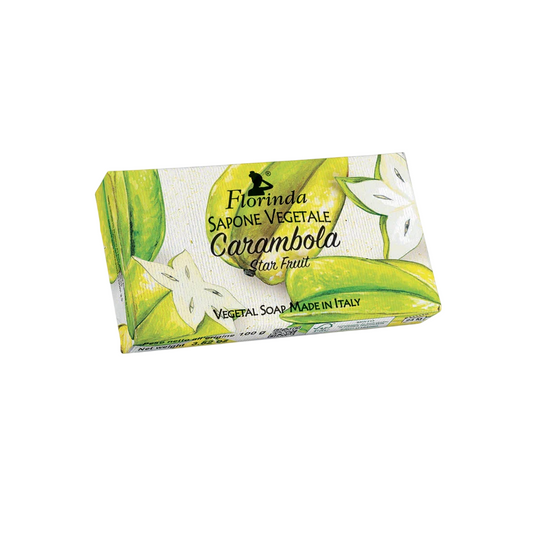 Florinda Florinda, Carambola, Vegan, Hydrating & Cleansing, Fruchtig, Duftende Seife, 100 g Regular