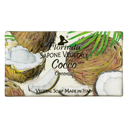 Florinda Florinda, Cocco, Vegan, Reinigung und Hydratisierung, Duftende Seife, 100 g Regular