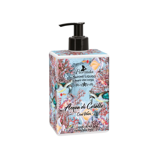Florinda Florinda, Coral Water, Cleansing & Softening, Flüssigseife, Hands & Face & Body, 500 ml Regular
