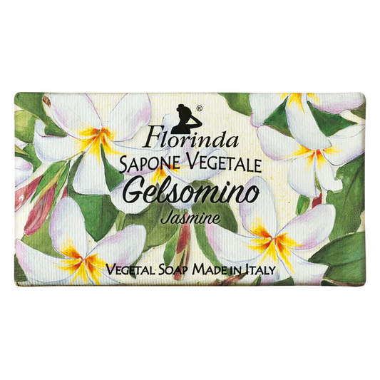 Florinda Florinda, Jasmine, Vegan, Hydrating & Cleansing, Floral, Duftende Seife, Körper, 100 g Regular