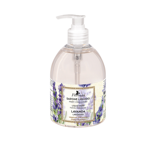 Florinda Florinda, Lavender, Floral, Reinigung, Flüssigseife, Face, Body & Hands, 500 ml Regular