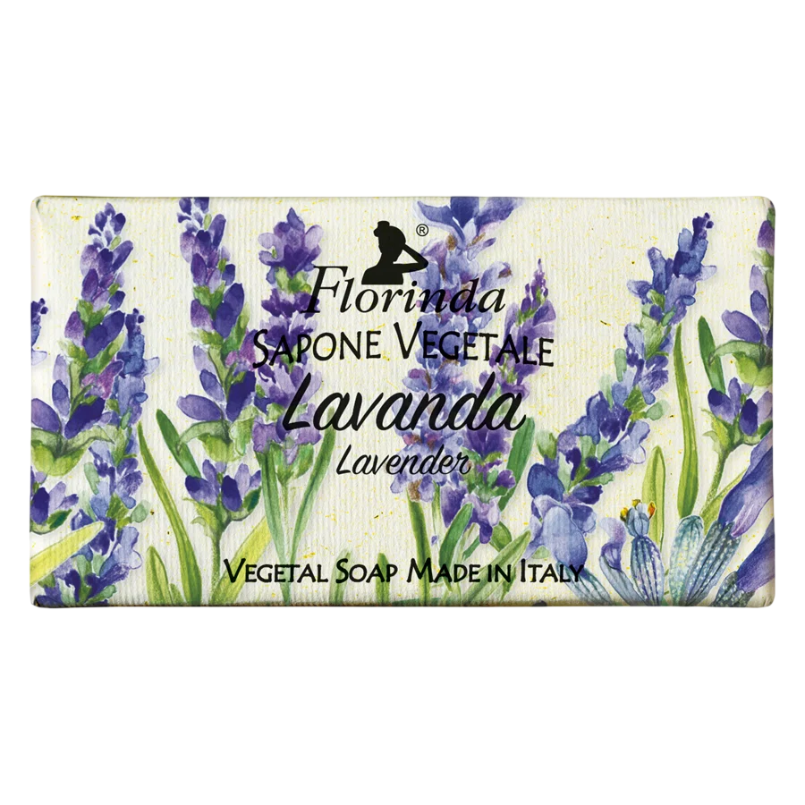 Florinda Florinda, Lavender, Vegan, Hydrating & Cleansing, Floral, Duftende Seife, Körper, 100 g Regular