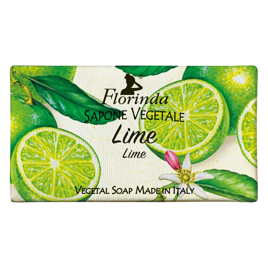 Florinda Florinda, Lime, Vegan und tierversuchsfrei, Cleansing & Moisturising, Seifenstück, Körper, 100 g Regular