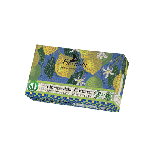 Florinda Florinda, Limone Della Costiera, Vegan, Hydratisierend, Duftende Seife, Körper, 100 g Regular