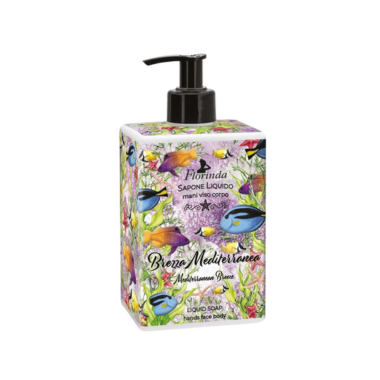 Florinda Florinda, Mediterranean Breeze, Hydratisierend, Flüssigseife, Hands & Face & Body, 500 ml Regular