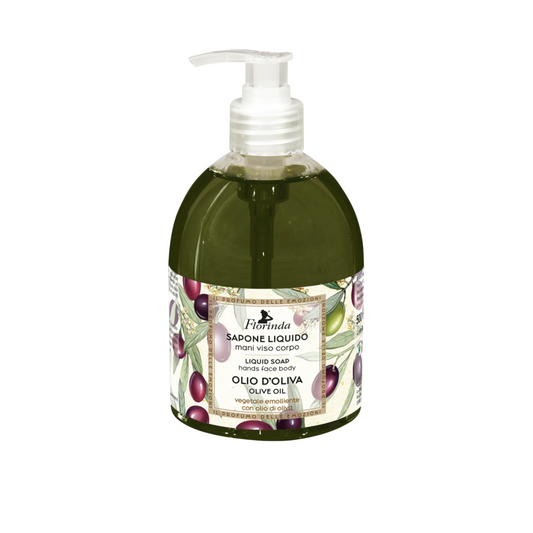 Florinda Florinda, Olia D'Oliva, Cleansing & Softening, Flüssigseife, Hands & Face & Body, 500 ml Regular