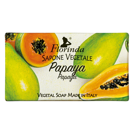 Florinda Florinda, Papaya, Vegan, Hydratisierend, Duftende Seife, Körper, 100 g Regular