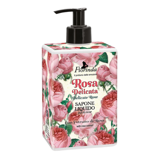 Florinda Florinda, Rosa Delicata, Cleansing & Softening, Flüssigseife, Hands & Face & Body, 500 ml Regular