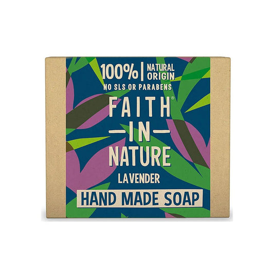 Faith In Nature Faith In Nature, Lavender, Cleansing & Moisturising, Seifenstück, 100 g Regular