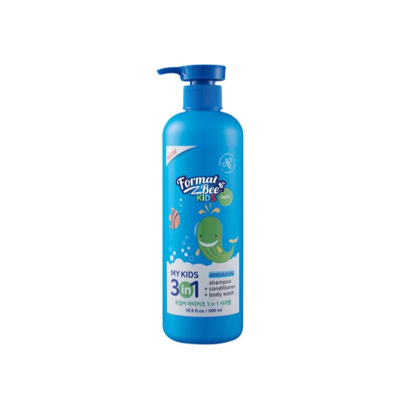 Formal Bee Formal Bee, 3in1 Apple, Haarshampoo, Spülung & Duschgel 3-in-1, 500 ml Regular