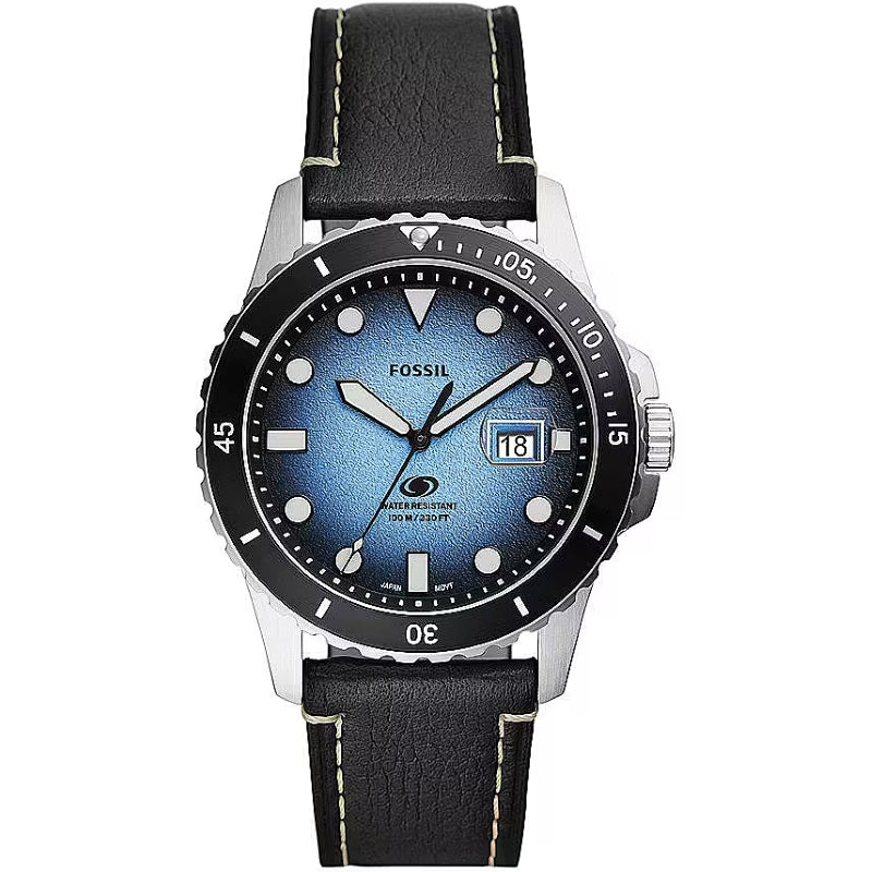 FOSSIL BLUE DIVE FS5960 Date Armbanduhr 42 mm Schwarz