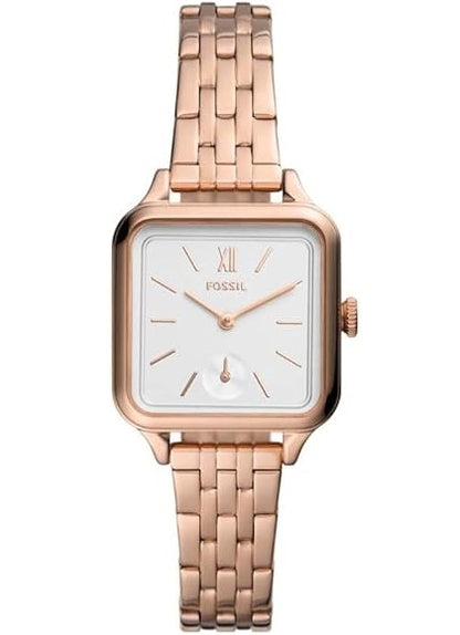 FOSSIL COLLEEN Petite Seconde BQ3831 Only Time Armbanduhr 28 mm Gold