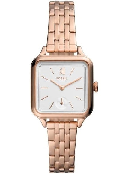 FOSSIL COLLEEN Petite Seconde BQ3831 Only Time Armbanduhr 28 mm Gold