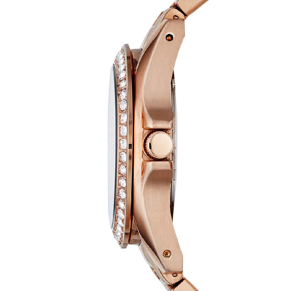FOSSIL ES2811 Day - Date - 24H Armbanduhr 38 mm Gold