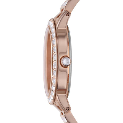 FOSSIL ES3020 Only Time Armbanduhr 34 mm Gold ansicht-3