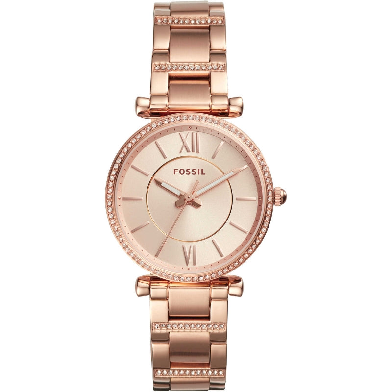 FOSSIL ES4301 Only Time Armbanduhr 35 mm Gold