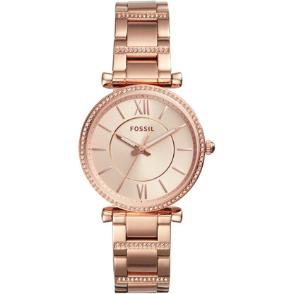 FOSSIL ES4301 Only Time Armbanduhr 35 mm Gold